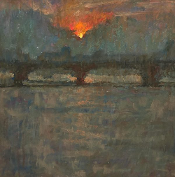 Sunset with Storm Cloud, from Southwark Bridge